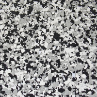 Epoxy Paint Chips Black Marble Blend - 5 lbs