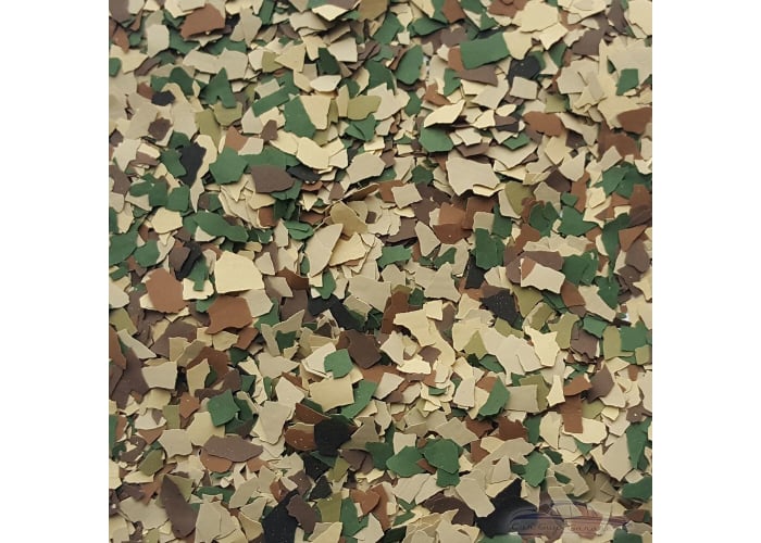 Epoxy Paint Chips New Camouflage Blend