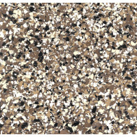 Epoxy Paint Chips Autumn Brown Blend - 5 lbs