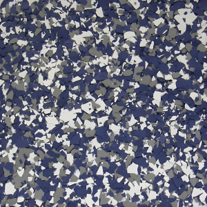 Epoxy Paint Chips Midnight Mix - 5 lbs