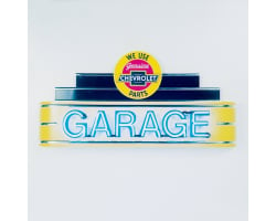 48" wide Neon Genuine Chevrolet Parts Garage