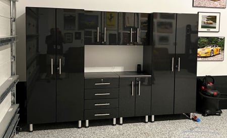 Black Modular Cabinets