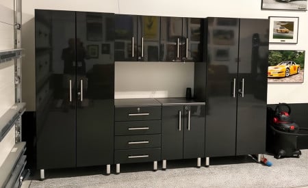 Black Modular Cabinets