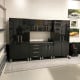 Black Modular 6 Piece Kit of Garage Cabinets Black Modular 6 Piece Kit of Garage Cabinets