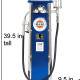 Gulf Blue Gas Pump Lamp and Clock