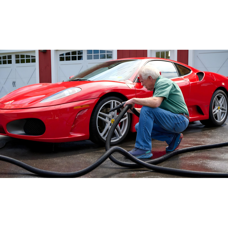 8HP Commercial Car Blow Dryer with Attachments the MetroVac MB-3CDSWB-30 8HP Commercial Car Blow Dryer with Attachments the MetroVac MB-3CDSWB-30