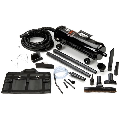 4HP Car Vacuum and Blow Dryer on Wheels with 24ft of Hose the MetroVac PRO-83BA