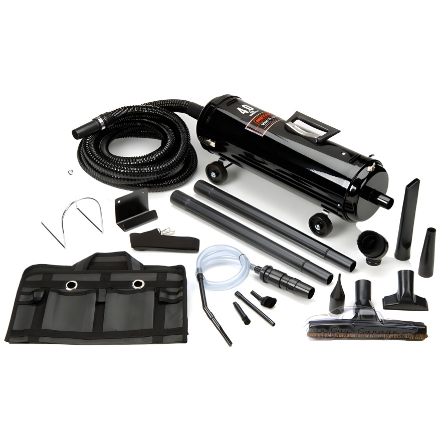 4HP Car Vacuum and Blow Dryer on Wheels with 24ft of Hose the MetroVac PRO-83BA 4HP Car Vacuum and Blow Dryer on Wheels with 24ft of Hose the MetroVac PRO-83BA