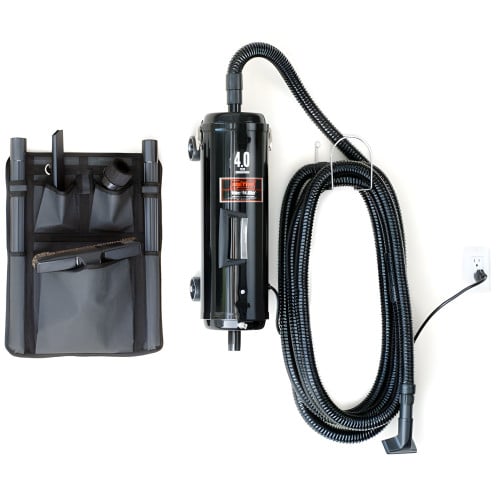 4HP Car Vacuum and Blow Dryer on Wheels with 24ft of Hose the MetroVac PRO-83BA