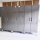 Grey Modular 3 Piece Garage Storage Closets Grey Modular 3 Piece Garage Storage Closets