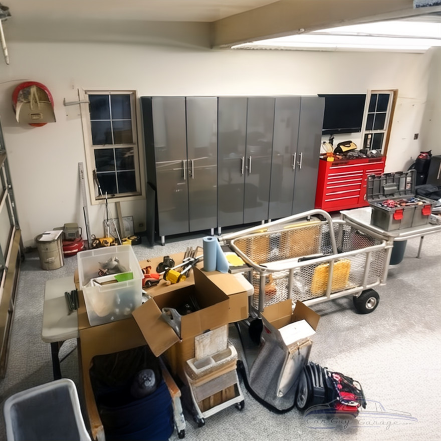 Grey Modular 3 Piece Garage Storage Closets Grey Modular 3 Piece Garage Storage Closets