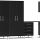 Black Modular 6 Piece Kit with Workstation
