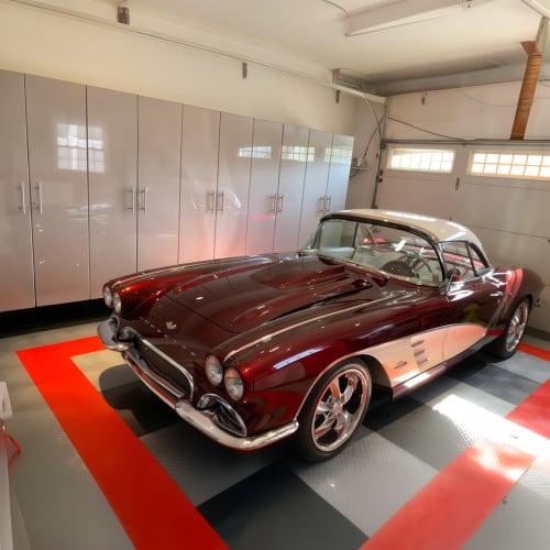 Silver Modular 5 Piece Garage Storage Closets