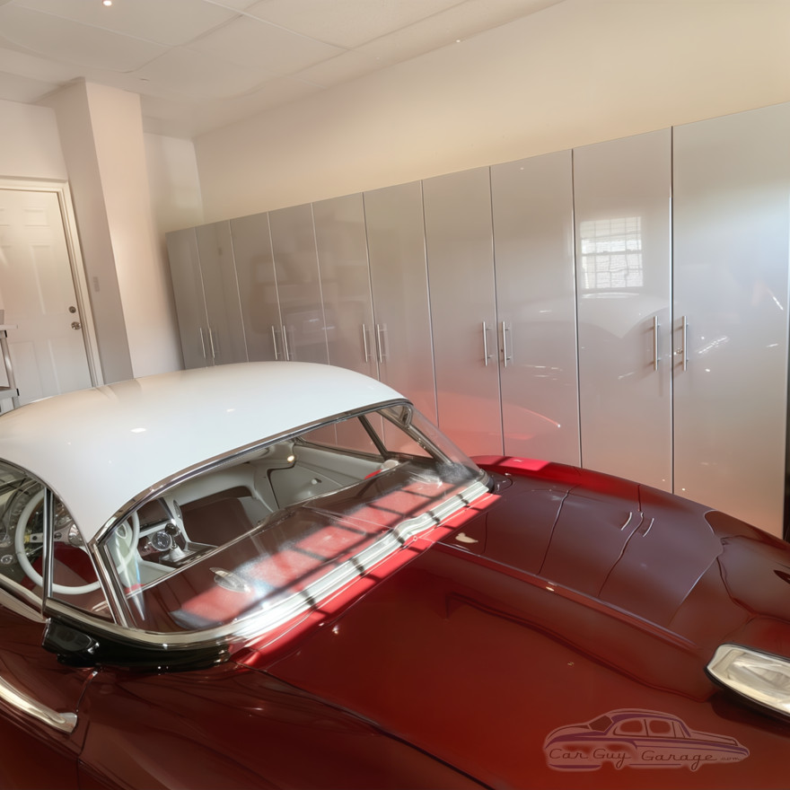 Silver Modular 5 Piece Garage Storage Closets Silver Modular 5 Piece Garage Storage Closets