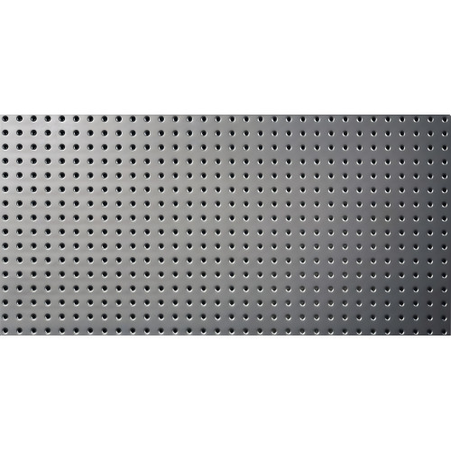 Four 17" x 33" Galvanized Flat Metal Pegboards
