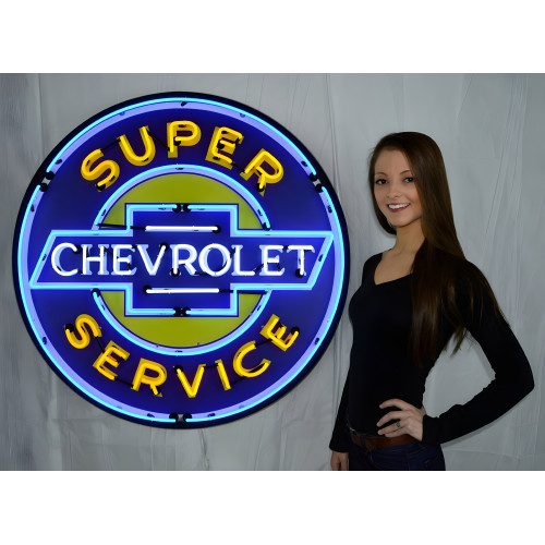 Super Chevrolet Service Neon Sign 