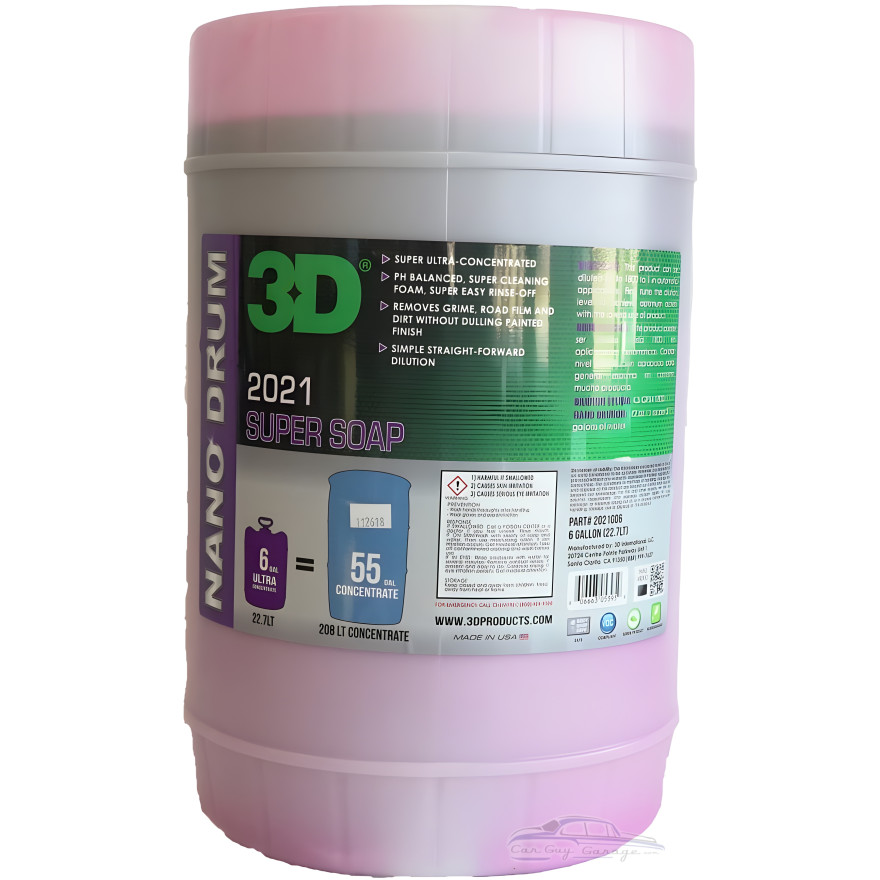 6 Gallons of Super Concentrated Soap (equal to 55 gallons of pink car soap) 6 Gallons of Super Concentrated Soap (equal to 55 gallons of pink car soap)