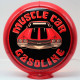 Muscle Car Gasoline Double-Sided Glass Gas Pump Globe Lamp - 16.5" x 18.75" x 8"