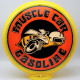 Muscle Car Gasoline Glass Gas Pump Globe Lamp - 16.5" x 18.75" x 8"