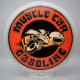 Muscle Car Gasoline Glass Gas Pump Globe Lamp - 16.5" x 18.75" x 8"