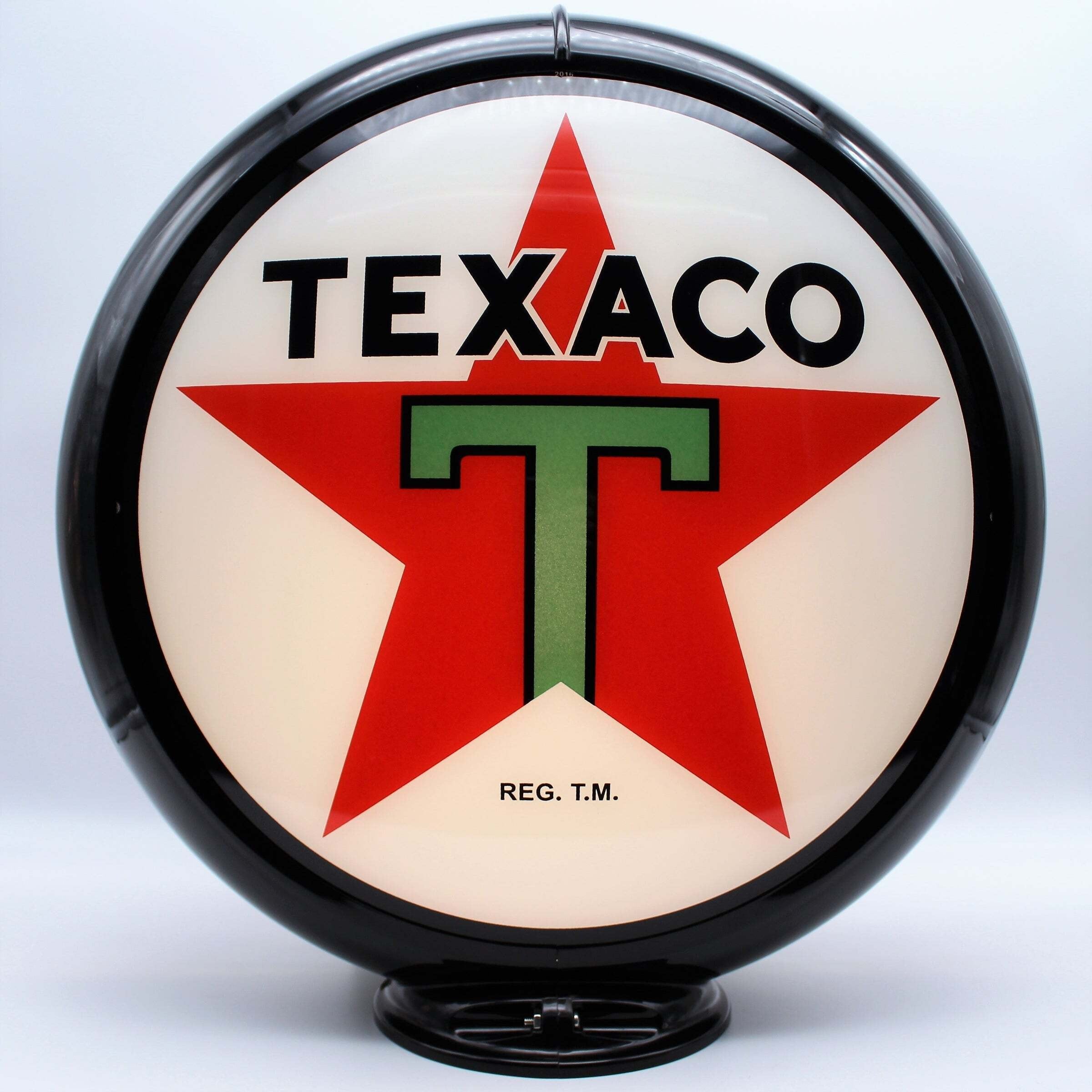 Texaco Star Gas Pump Globe Lamp - Vintage Charm for Garage