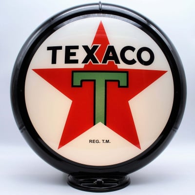 TEXACO ガスポンプライト ガソリン 片面 vintage 希少 Texaco Star Gas Pump Globe Lamp - Vintage Charm for Garage