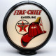 Texaco Fire-Chief Glass Gas Pump Globe Lamp - 16.5" x 18.75" x 8"