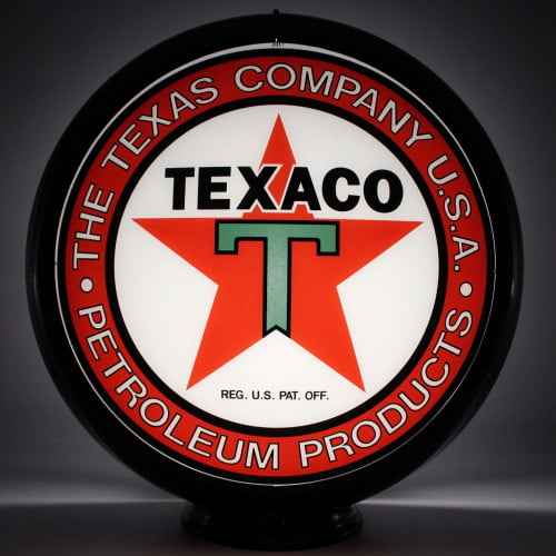 Texaco Petroleum Products Gas Pump Globe Lamp - 16.5" x 18.75" x 8"