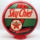Texaco Sky Chief Glass Gas Pump Globe Lamp - 16.5" x 18.75" x 8"