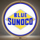 Blue Sunoco Diamond Glass Gas Pump Globe Lamp - 16.5" x 18.75" x 8"