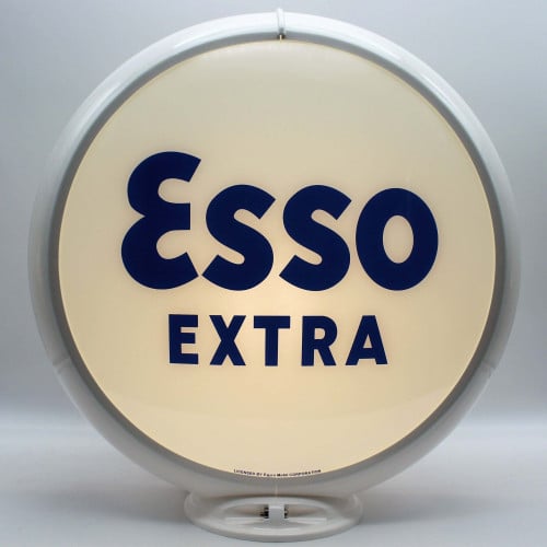 Esso Extra Glass Gas Pump Globe Lamp - 16.5" x 18.75" x 8"