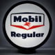 Mobil Regular Glass Gas Pump Globe Lamp - 16.5" x 18.75" x 8"