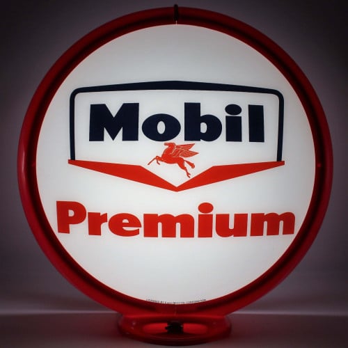 Mobil Premium Pegasus Gas Pump Globe Lamp - 16.5" x 18.75" x 8"