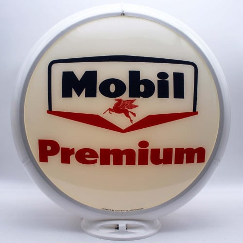Mobil Premium Pegasus Gas Pump Globe Lamp - 16.5" x 18.75" x 8"