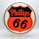 Phillips 66 Double-Sided Gas Pump Globe Lamp - 16.5" x 18.75" x 8"