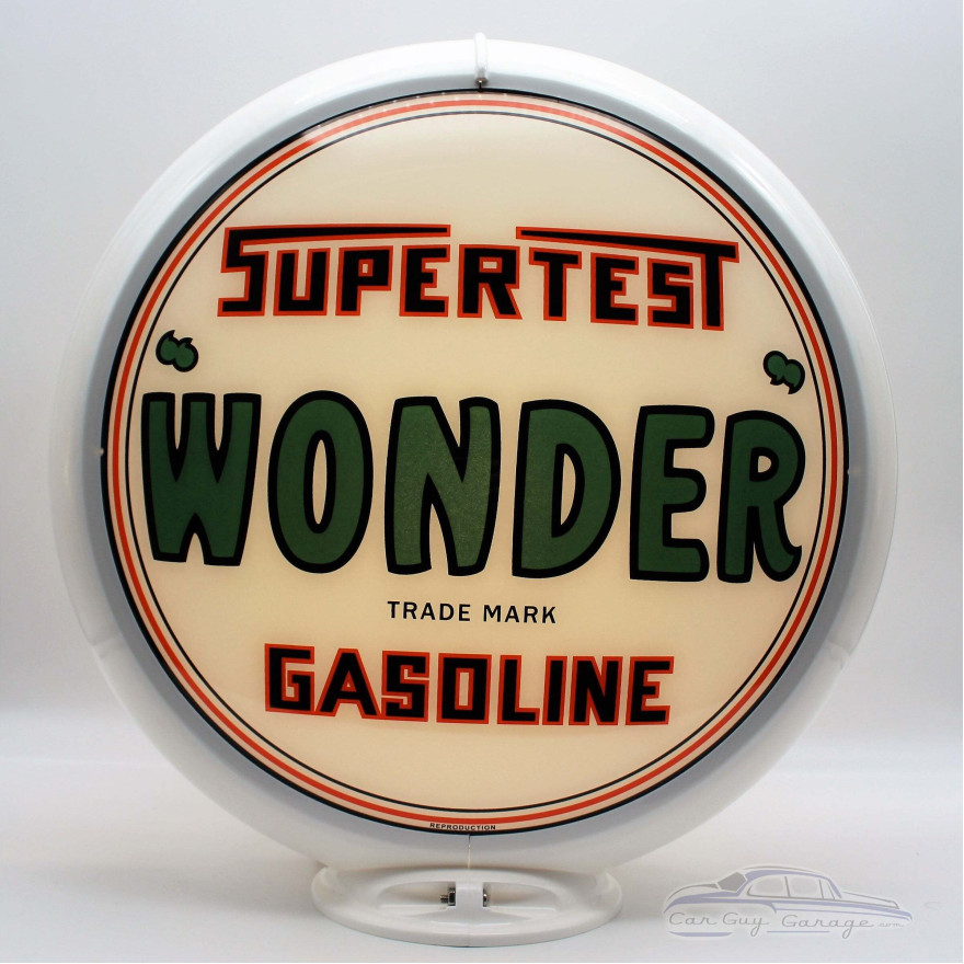 Supertest Wonder Gas Pump Globe Lamp - 16.5" x 18.75" x 8"