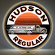 Hudson Regular 13.5" Glass Gas Pump Globe Lamp - 16.5" x 18.75" x 8"