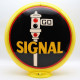 Signal Gasoline Glass Gas Pump Globe Lamp - 16.5" x 18.75" x 8"