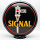 Signal Gasoline Glass Gas Pump Globe Lamp - 16.5" x 18.75" x 8"