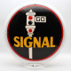 Signal Gasoline Glass Gas Pump Globe Lamp - 16.5" x 18.75" x 8"