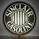 Sinclair Stripes Glass Gas Pump Globe Lamp - 16.5" x 18.75" x 8"