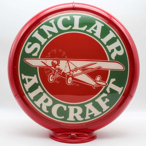 Sinclair Aircraft Gas Pump Globe Lamp - 16.5" x 18.75" x 8"