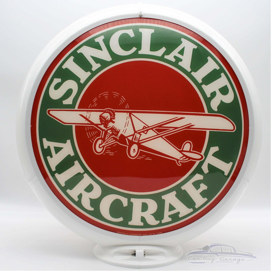 Sinclair Aircraft Gas Pump Globe Lamp - 16.5" x 18.75" x 8"
