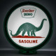Sinclair Dino Gasoline Glass Gas Pump Globe Lamp - 16.5" x 18.75" x 8"