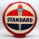 Standard Oil Torch & Oval Gas Pump Globe Lamp - 16.5" x 18.75" x 8"