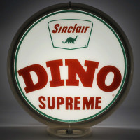 Sinclair Dino Supreme Gas Pump Globe Lamp - 16.5" x 18.75" x 8"