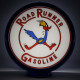Road Runner Gasoline Glass Pump Globe Lamp - 16.5" x 18.75" x 8"