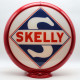 Skelly Glass Gas Pump Globe Lamp, Double-Sided - 16.5" x 18.75" x 8"