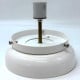 Skelly Glass Gas Pump Globe Lamp, Double-Sided - 16.5" x 18.75" x 8"