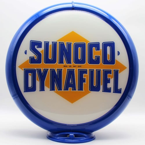 Sunoco Dynafuel Gas Pump Globe Lamp - 16.5" x 18.75" x 8"